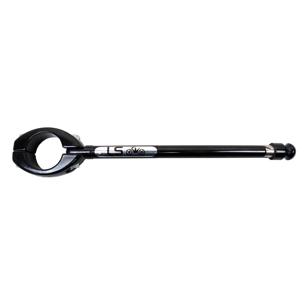 Antena Retrátil Corta Pipa Moto 6 Estágios Guidão Aço Inox Preta
