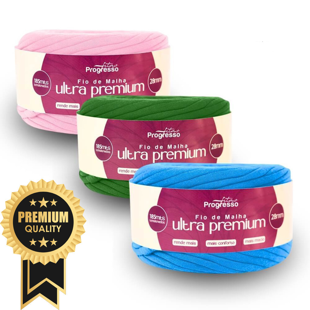 Fio de Malha Ultra Premium 185 Metros - 28mm em Oferta na Shopee