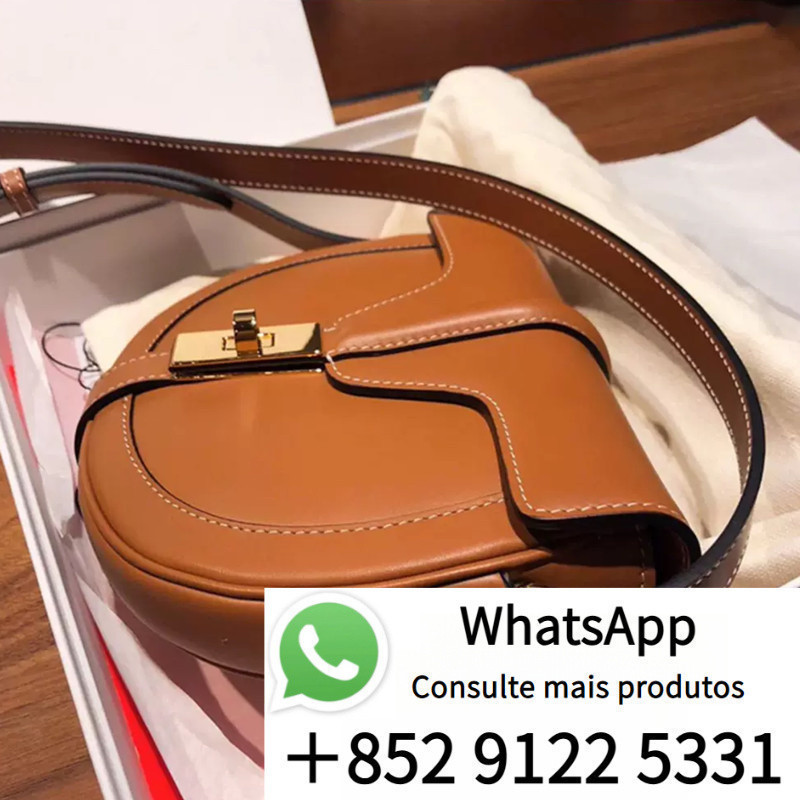 2025 Nova Moda Bolsa Sela em Forma de T para Mulheres Bolsa de Ombro Única Bolsa Transversal Bolsa Casual Meia Redonda R