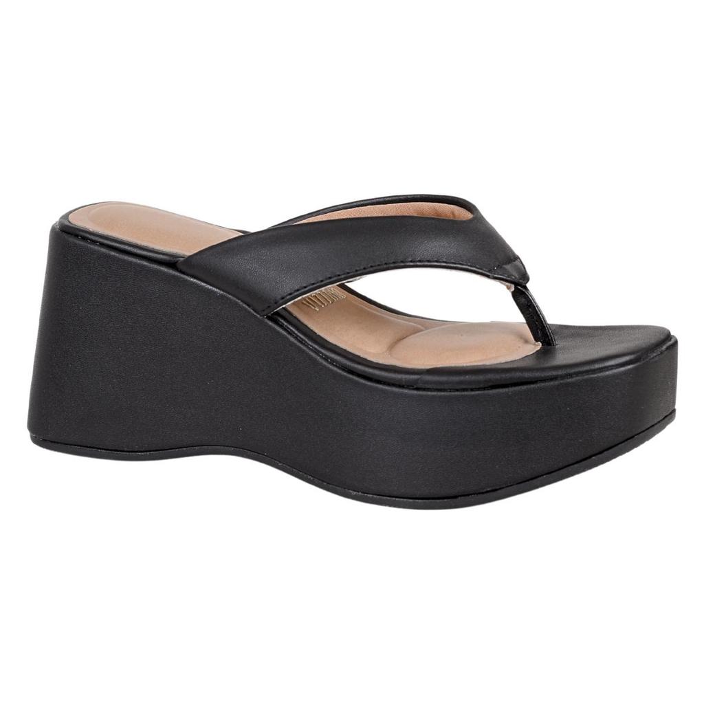 Tamanco Feminino Vizzano De Dedo Plataforma Confortável Elegante 6559106
