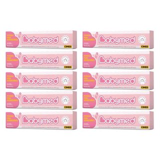 Kit 10 Babymed Rosa Pomada Assaduras 100mg - 45g - Cimed