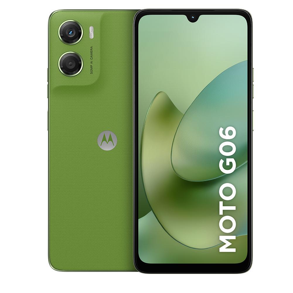 Smartphone Motorola Moto G06 4G 256GB 4GB RAM Câmera Traseira 50MP + Câmera Frontal 8MP 6.9" 5200 mAh - Verde em Oferta na Shopee