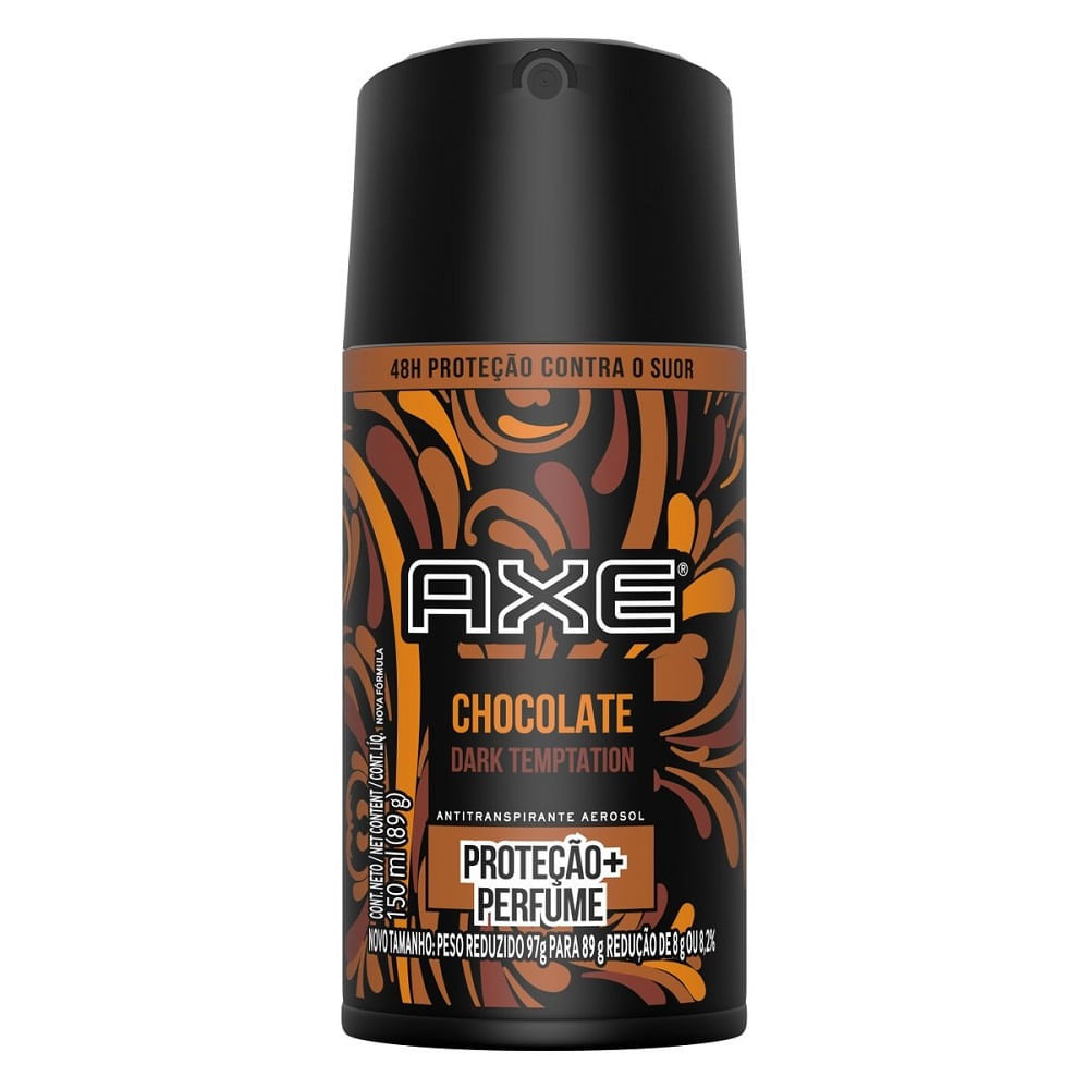 Desodorante Body Spray Aerosol Axe Dark Temptation 150ml em Oferta na Shopee