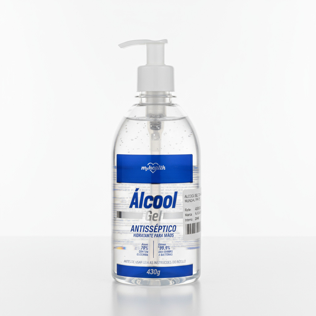 Álcool Gel Antisséptico 430g Mundial Prime