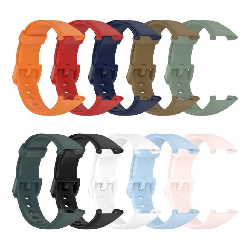 Kit 2 Pulseiras Para Xiaomi Smart Mi  Band 7 Pro Silicone Cores