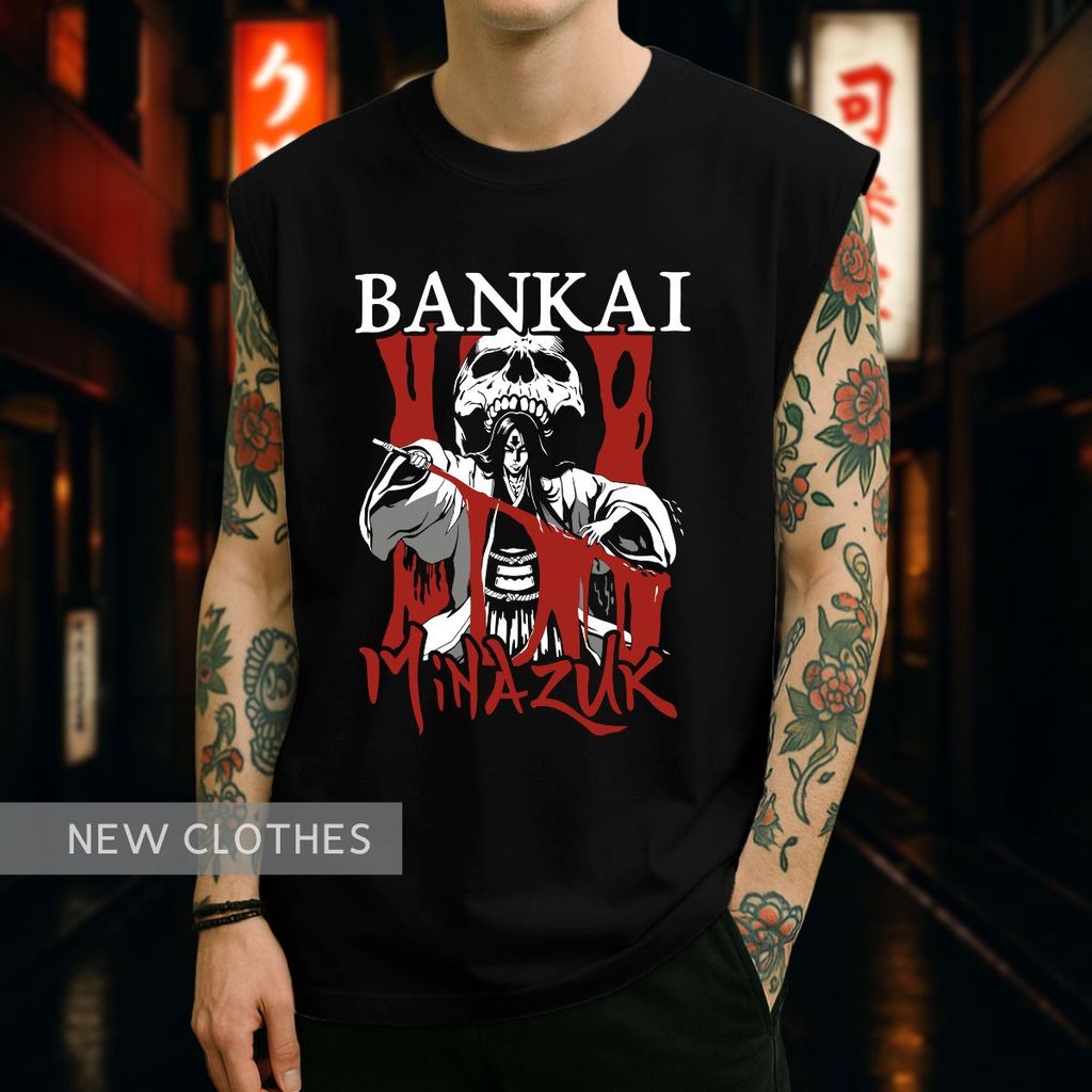 Regata Oversized Bleach Unohana Primeira Kenpachi Revelação Bankai Minazuki Sangue Guerra de Mil Anos Blusa Cavada