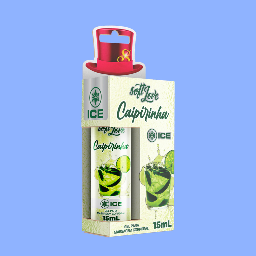Gel Beijável Refrescante - 3 Sabores | 15ml | Soft Love Ice