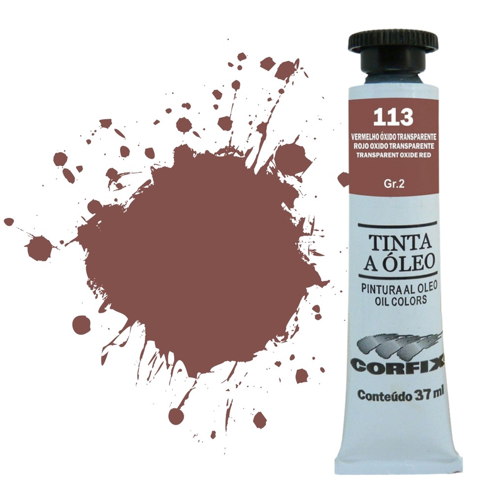 T. Oleo 37ml G2 113-vermelho Oxido Tranp