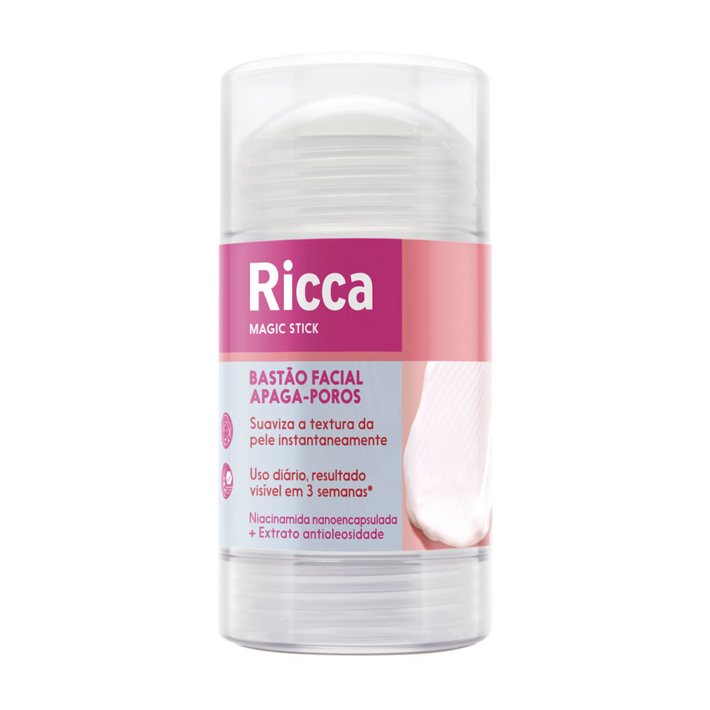 Bastão Facial Ricca Magic Stick Apaga Poros em Oferta na Shopee