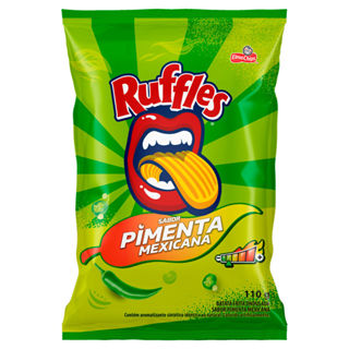 Batata Ruffles Elma Chips Sabor Pimenta Mexicana 110g em Oferta na Shopee