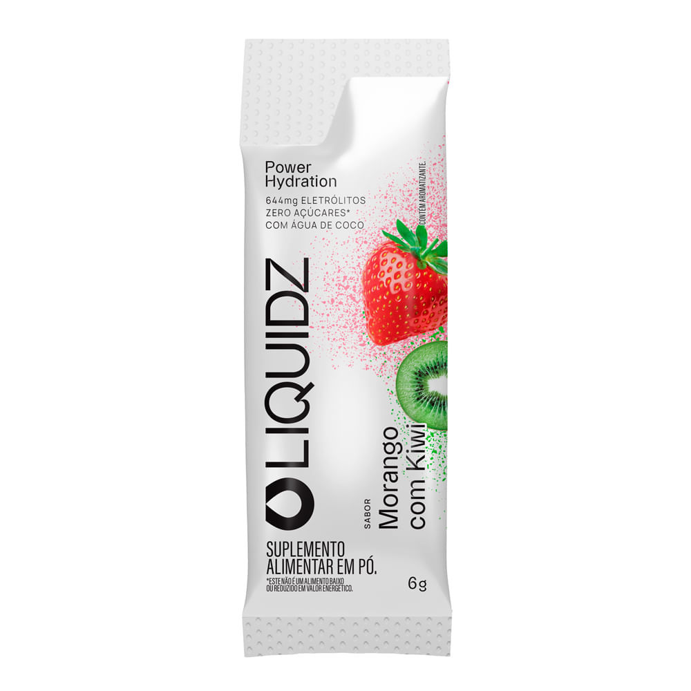 Liquidz Power Hydration Sabor Morango com Kiwi 6g