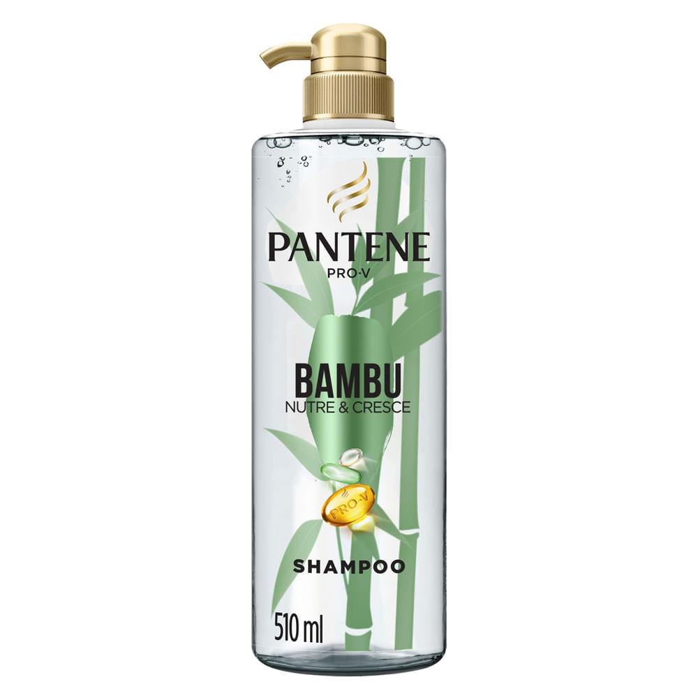 Shampoo Pantene Pro-V Bambu Nutre & Cresce 510ml em Oferta na Shopee