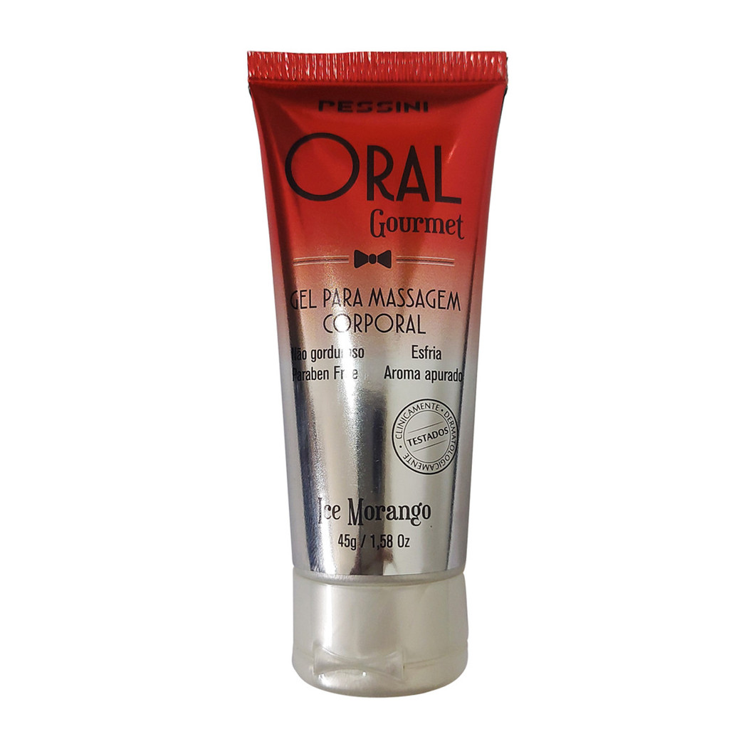Gel Lubrificante Beijável Efeito Frio - 2 Sabores | Pessini