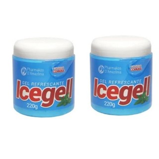 Kit 2 uni Gel Refrescante Icegell 220 gr com Óleo de Copaíba Amazônico