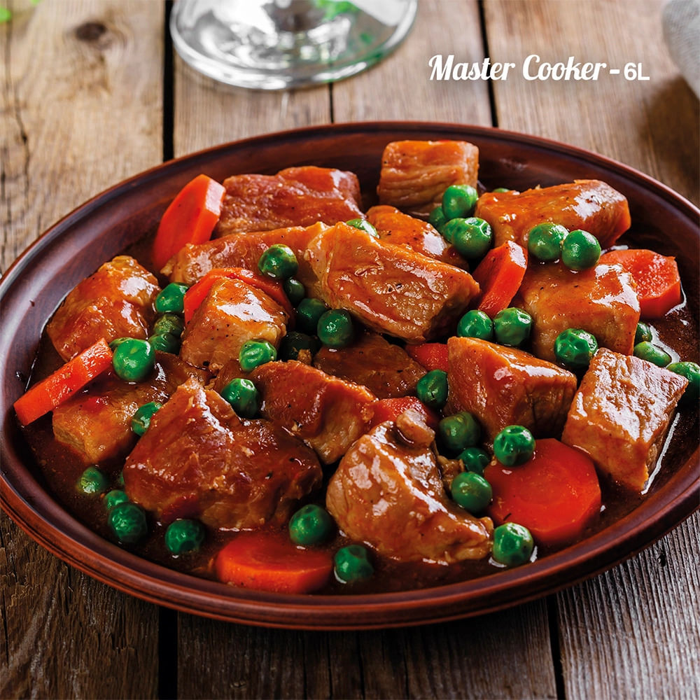 Imagem Panela de Pressão Elétrica Digital Mondial Master Cooker PE-60-6L-I Preta/Inox - 220V