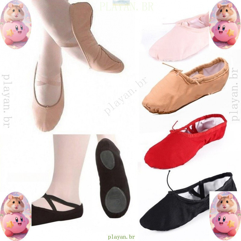 FG Macio Ballet Sapatos De Dança Para Crianças Adultas Ginástica Bola Macia B4WC