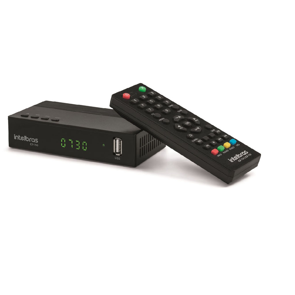 Conversor Digital de TV Intelbras com Gravador CD 730 em Oferta na Shopee