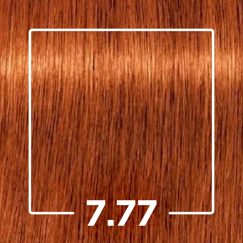 Tintura Profissional Igora Louro Médio Cobre Extra 7.77 em Oferta na Shopee