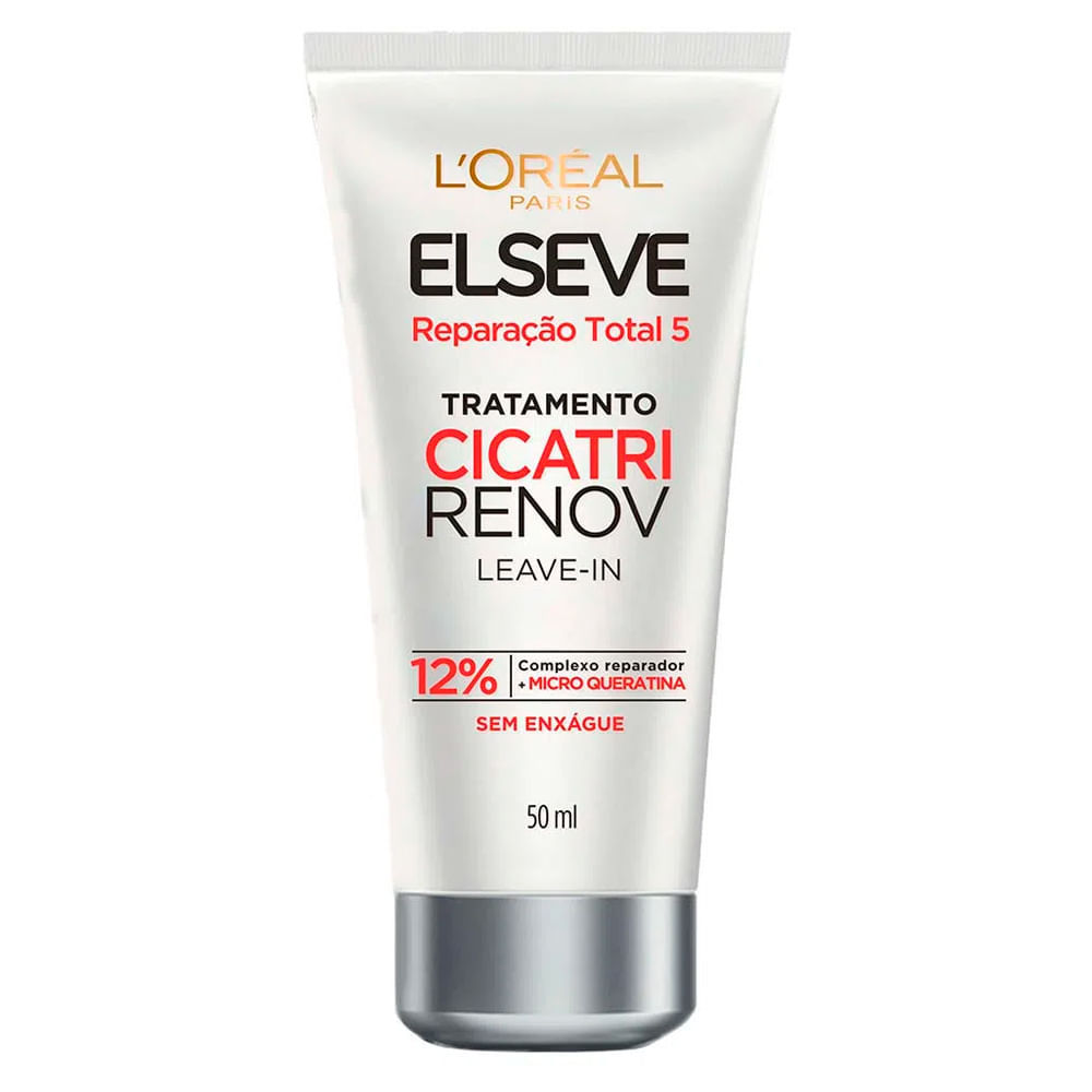 Leave-In De Tratamento Elseve RT5 Cicatri Renov 50ml em Oferta na Shopee