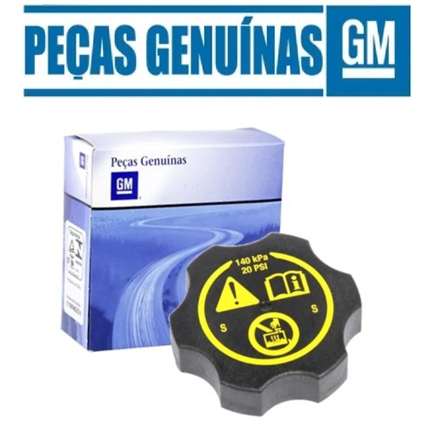 Tampa Reservatório Água Radiador Prisma Onix Cruze Equinox Cobalt S10 Trailblazer Sonic Spin Tracker Original 13502353 em Oferta na Shopee