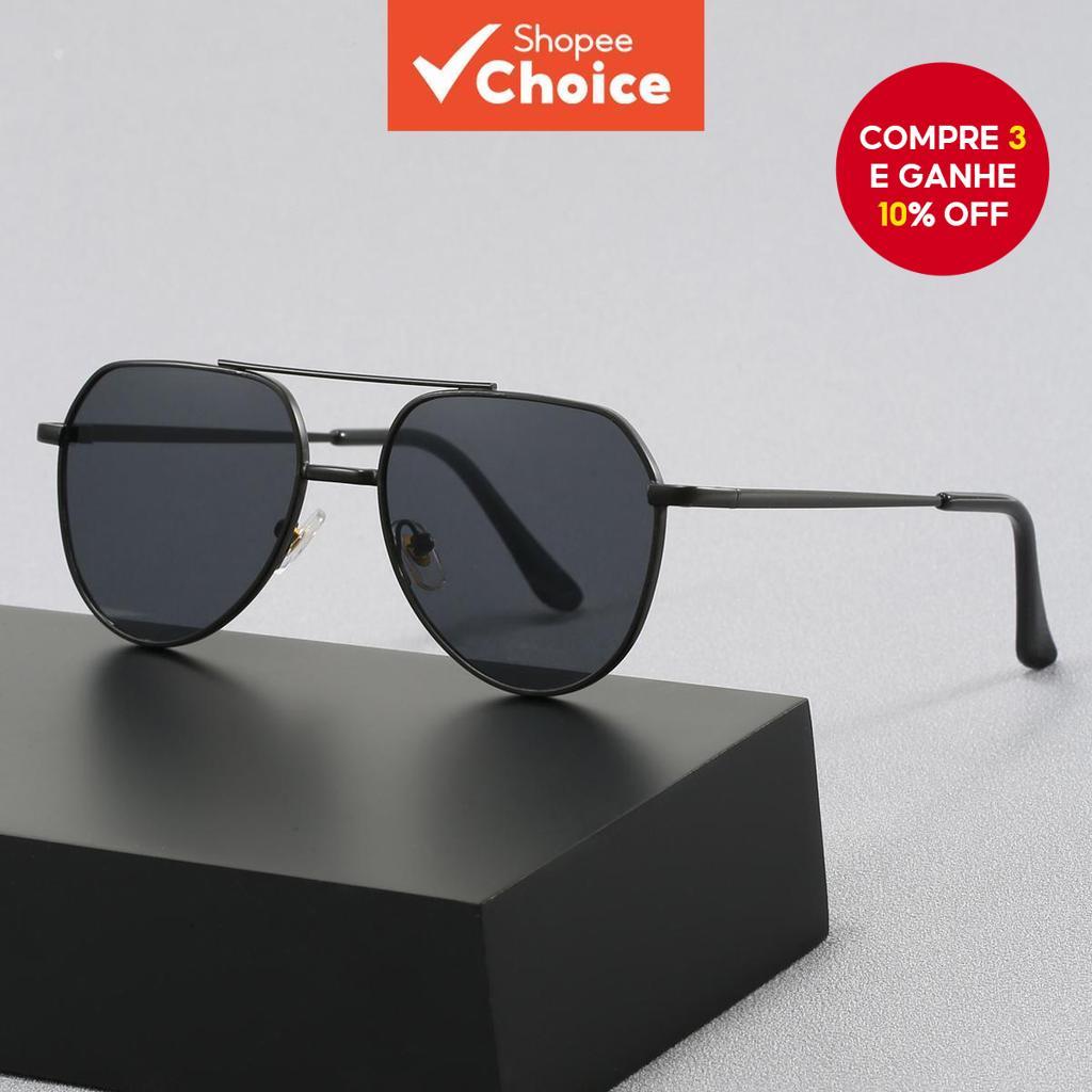 Óculos de sol para bebês Retro Pilot, para meninos e meninas, óculos de sol da moda para crianças, para meninas e em Oferta na Shopee