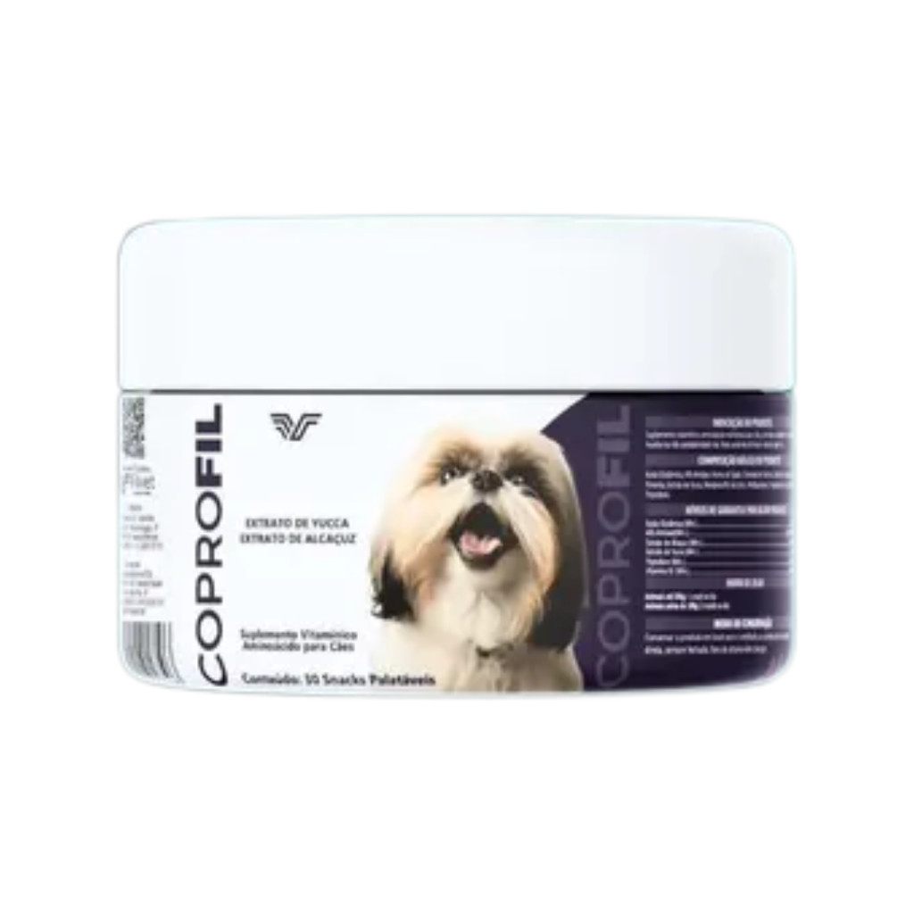Coprofil 30 Snacks Anticoprofagia Filvet Suplemento Para Cães em Oferta na Shopee