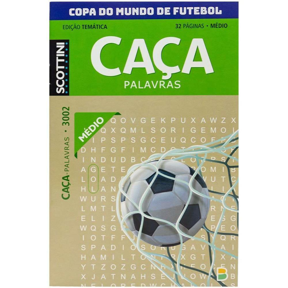 Caça Palavras Copa Do Mundo 32 Páginas Nível Médio N.3002