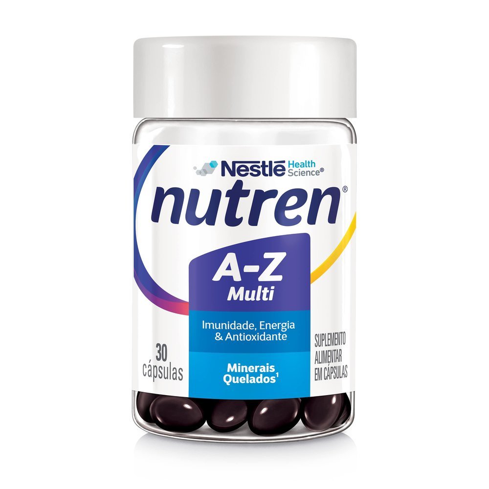 Suplemento Alimentar Nutren A-Z Multivitamínico 30 Cápsulas em Oferta na Shopee