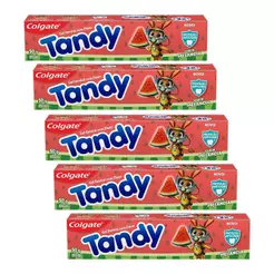 Kit 5 Cremes Dentais Infantil Colgate Tandy Melancia 50g
