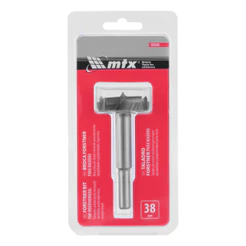 Broca Forstner Aço Rápido 38mm Haste Cilíndrica 1 Peça MTX