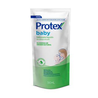 Sabonete Líquido Protex Baby Glicerina Natural da Cabeça aos Pés Refil 380ml em Oferta na Shopee
