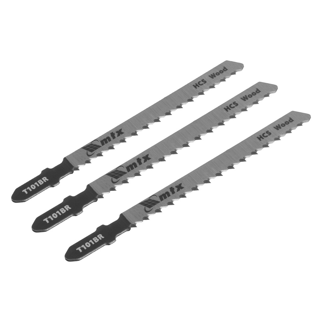 Lâmina Serra Tico-Tico Aço Carbono Encaixe Bosch T101BR 75 x 2,5MM 3 Peças MTX