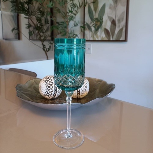 Taça Água em Cristal 400ml - Lapidação 68 - Strauss