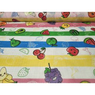 TNT Estampado Frutas Coloridas – 1m x 1,40m Toalha de Mesa, Piquenique, Chá de Cozinha e Decoração Infantil em Oferta na Shopee