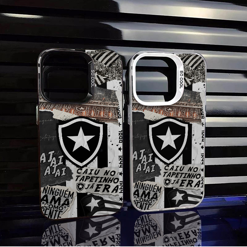 Capinha de celular Crachá Botafogo futebol para iphone 13 normal 14 11 12 17 16 13 pro max 15 plus 14 Pro capa Capinha