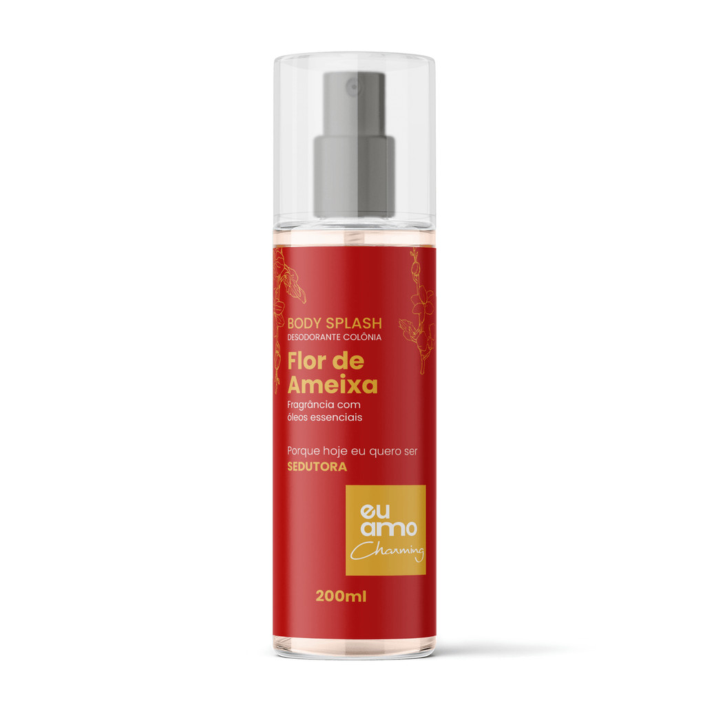 Body Splash Flor de Ameixa  Eu Amo Charming 200Ml