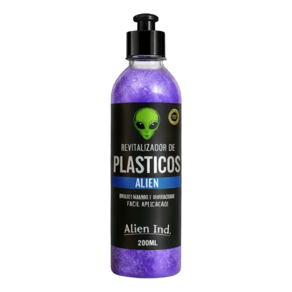 Revitalizador De Plástico E Borracha Automotivo Alien 200ml