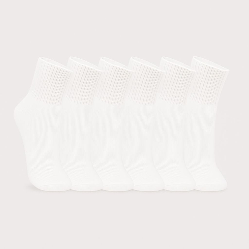 KIT 6 PARES MEIAS ADULTO TRIFIL ESPORTIVA ATOALHADA GROSSA ALGODÃO ANTIALERGICO T08720 INVERNO