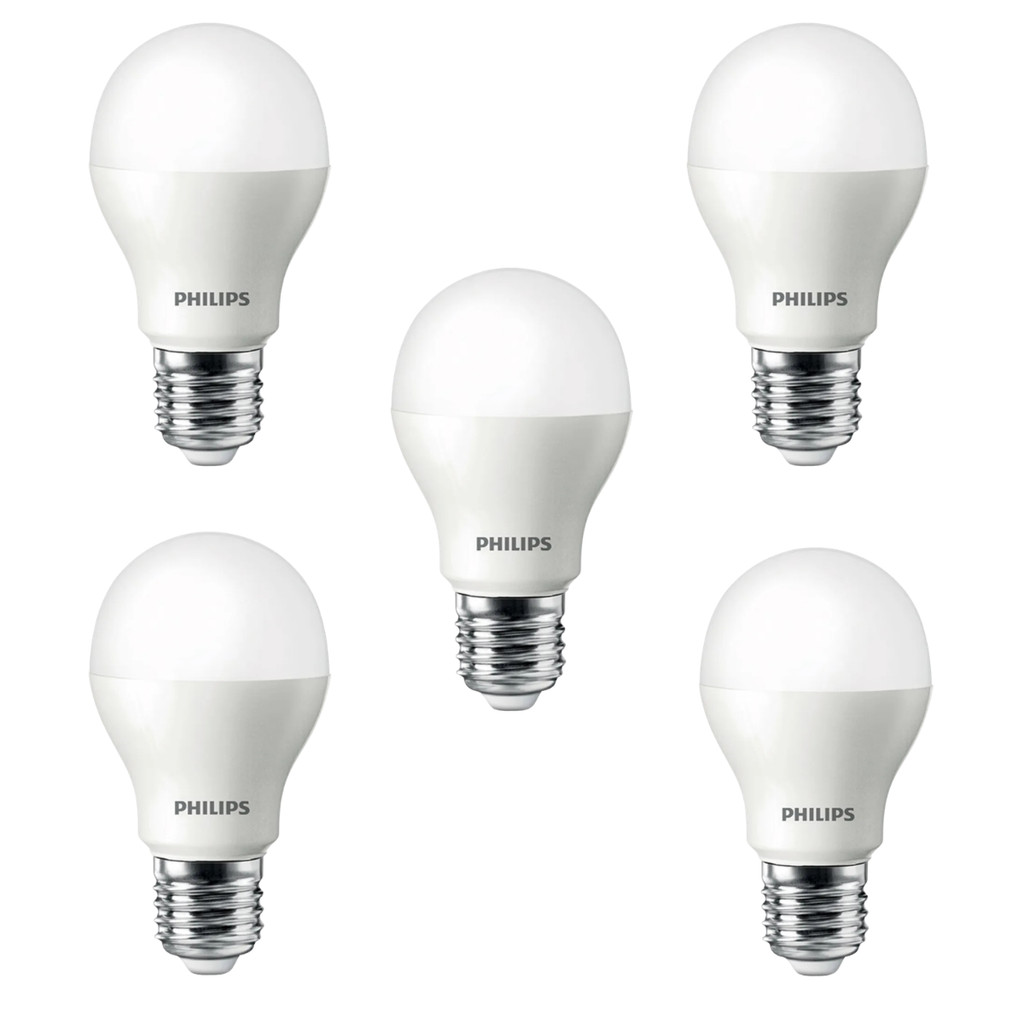 KIT 5 LAMPADAS LED BULBO A60 9W 6500K 806LM BIVOLT