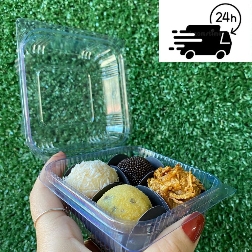 Embalagem para Bolo Doces Sobremesa - Doce Quadrado (NP641) C/ 100 UNIDADES em Oferta na Shopee