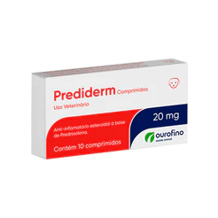 Prediderm 20mg 10 Comprimidos Cães - Ouro Fino