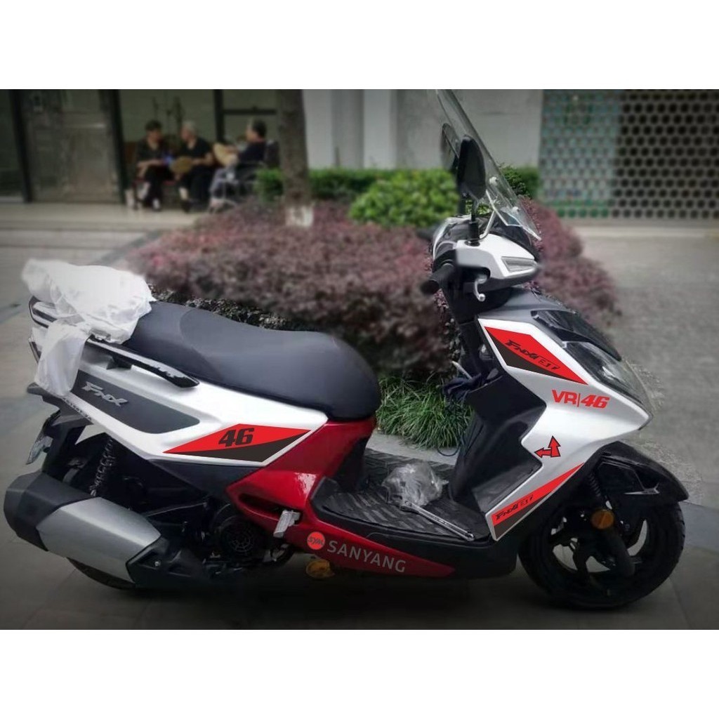Adequado Para SYM Sanyang FNX150 Adesivos De Carro Inteiros Modificados Exclusivos Reflexivos À Prova D'água Versão Latt