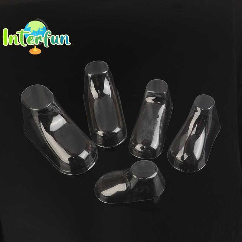 [InterfunB] 10 Pcs Transparente PVC Botas Infantis Vitrine Suporte Quadro Pés Molde De Sapato De Plástico Maca Bebê Sos 