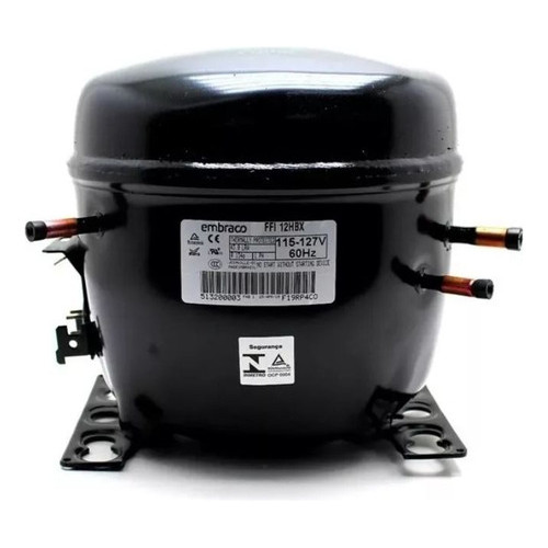 Compressor Embraco FFI12HBX 1/3+ HP R134a Geladeira