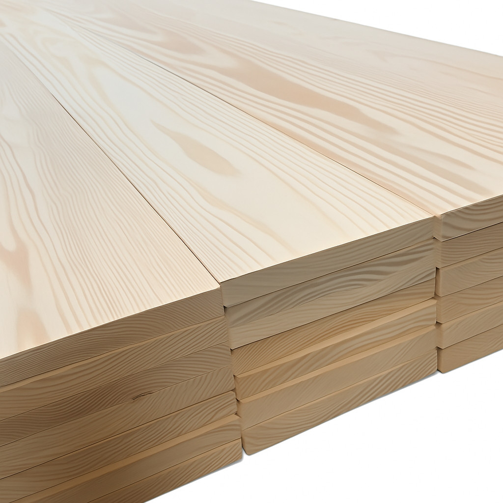 Madeira Pinus Natural 15mm Tábua Emparelhada Para Artesanato Prateleira Nicho DIY