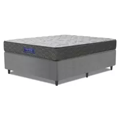 Cama Box Colchão Queen Ortopédico Espuma D33 Hiper Desmontável 158x198x57cm