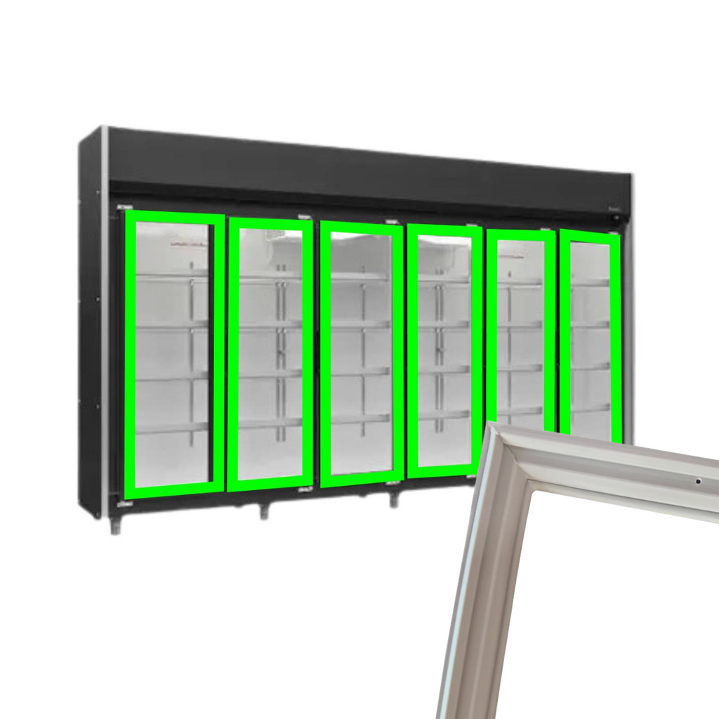 6 Gaxetas Porta Expositora Para Gelopar Gevt Gevp 50x148