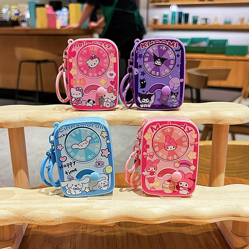 [largeloohg] 1Pc Cartoon Sanrio UV Turnaround Chaveiro Bonito E Divertido Brinquedo Estudante Mochila Pingente