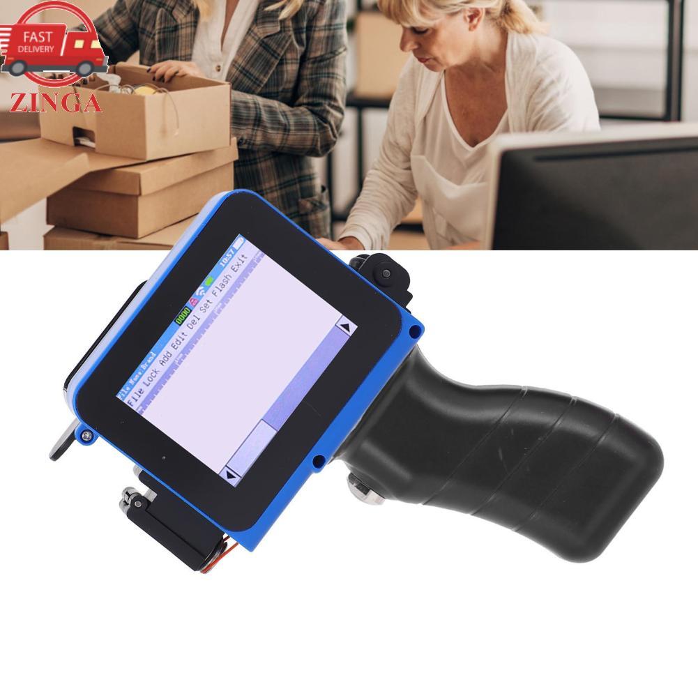 Zinga Impressora jato de tinta portátil com alça removível Tela sensível ao toque de 4,3 polegadas CPU inteligente