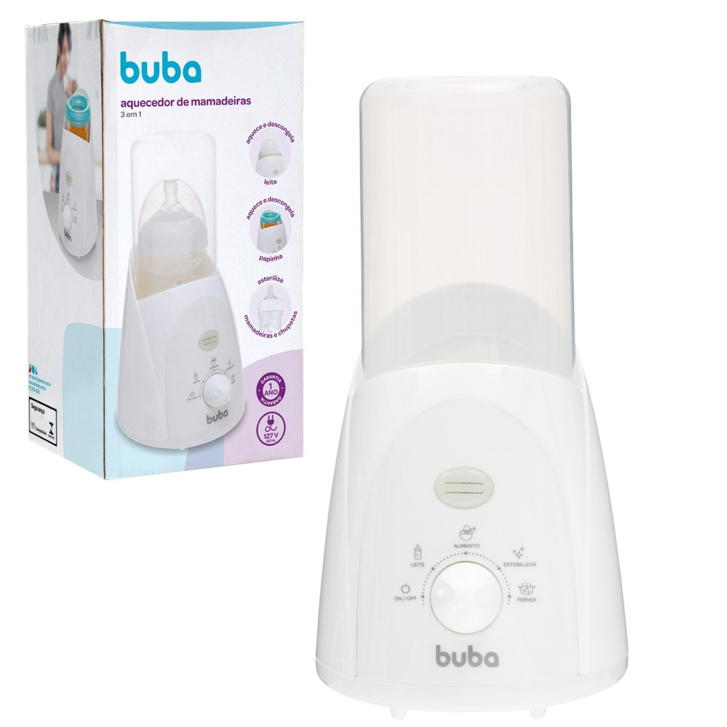 Aquecedor Mamadeira, Papinha e Esterilizador Chupeta -  Buba